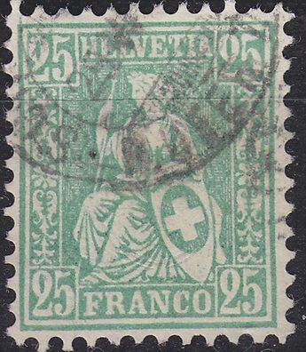 Schweiz Switzerland [1867] MiNr 0032 b ( O/ used )