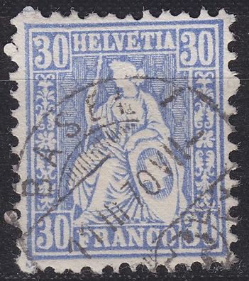 Schweiz Switzerland [1867] MiNr 0033 a ( O/ used ) [01]