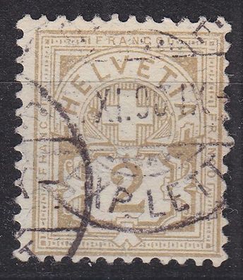 Schweiz Switzerland [1882] MiNr 0050 X a ( O/ used )