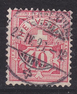 Schweiz Switzerland [1882] MiNr 0054 X b ( O/ used )