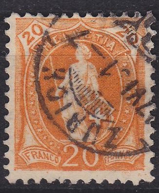 Schweiz Switzerland [1882] MiNr 0058 Y C a ( O/ used )