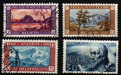 Schweiz Switzerland [1929] MiNr 0235-38 ( O/ used ) [01] Pro Juventute