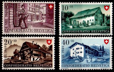 Schweiz Switzerland [1949] MiNr 0525-28 ( * */ mnh ) Pro Patria