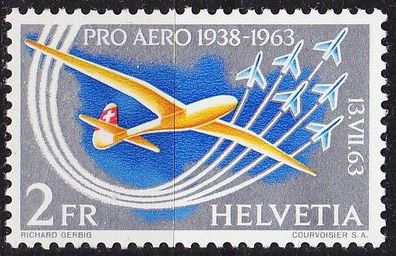 Schweiz Switzerland [1963] MiNr 0780 ( * */ mnh ) Flugzeuge