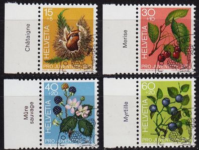 Schweiz Switzerland [1973] MiNr 1013-16 ( O/ used ) Pro Juventute