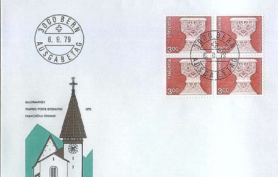 Schweiz Switzerland [1979] MiNr 1160 ( FDC ) 4er