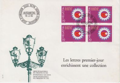 Schweiz Switzerland [1982] MiNr 1218 ( FDC ) 4er