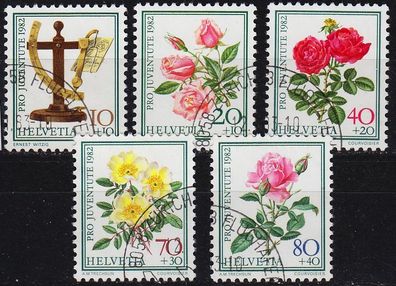 Schweiz Switzerland [1982] MiNr 1236-40 ( O/ used ) Pro Juventute