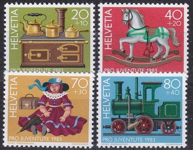 Schweiz Switzerland [1983] MiNr 1260-63 ( * */ mnh ) Pro Juventute