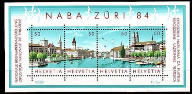 Schweiz Switzerland [1984] MiNr 1276-79 Block 24 ( * */ mnh ) Briefmarken