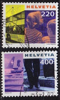 Schweiz Switzerland [2001] MiNr 1751-52 ( O/ used )