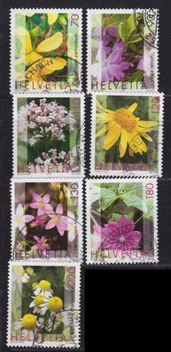 Schweiz Switzerland [2003] MiNr 1820-26 A ( O/ used ) Blumen