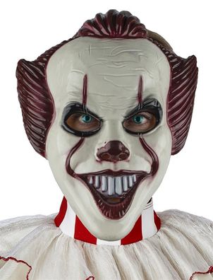 Halloween Horror Deluxe Clown Zirkus PVC Halb Maske Evil