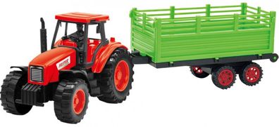 Traktor Farm Viehanhänger Junior 38 X 9 X 10,5 Cm Rot 2-Teilig