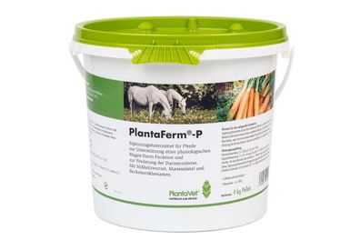 PlantaVet PlantaFerm P 4kg Kräuterpellets Ergänzungsfuttermittel für Pferde