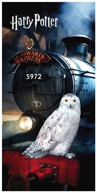 Harry Potter Hogwarts Express Hedwig Duschtuch Strandtuch Badetuch 70 x 140 cm 1