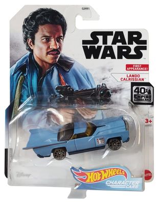 Hot Wheels GMJ04 Character Cars Lando Carlissian, Star Wars, zum sammeln und spi
