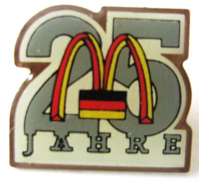 Mc Donald´s - 25 Jahre Deutschland - Pin 20 x 18 mm