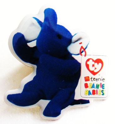 Mc Donald´s - Beanie Babies - blauer Elefant - Pin 28 x 24 mm