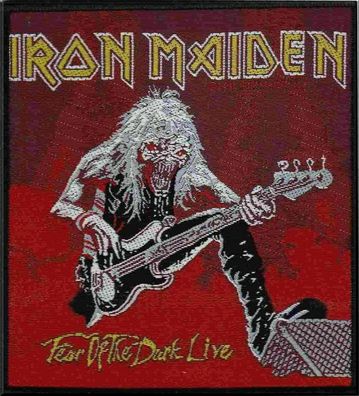 Iron Maiden Fear Of The Dark Live Aufnäher Patch offizielles Merch
