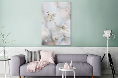 Leinwandbilder - 80x120 cm - Sakura - Abstrakt - Farben (Gr. 80x120 cm)
