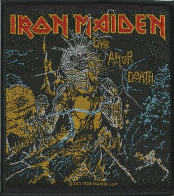 Iron Maiden Live After Death Aufnäher Patch offizielles Merch