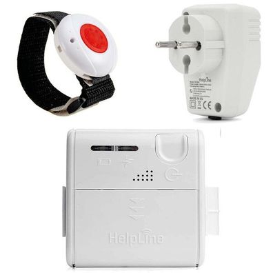 HelpLine Mini: Kleiner mobiler Hausnotruf inklusive Repeater REP868 mit Notrufarmband