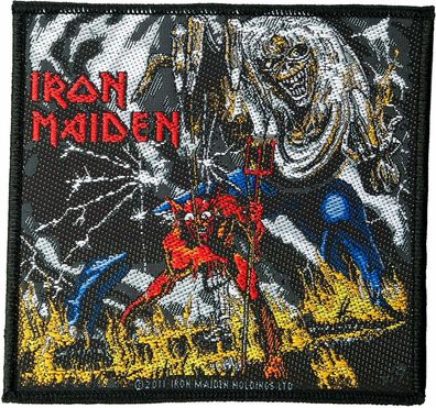 Iron Maiden Number Of The Beast Aufnäher Patch offizielles Merch