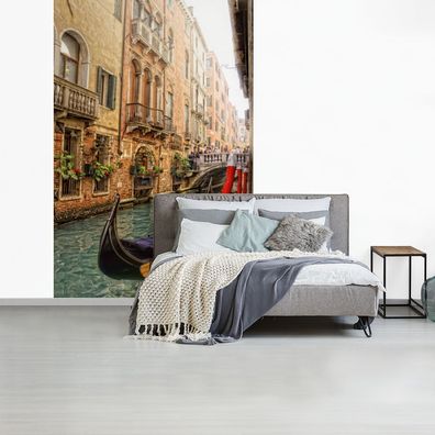Fototapete - 145x220 cm - Venedig - Italien - Gondel (Gr. 145x220 cm)