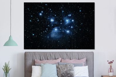Glasbilder - 150x100 cm - Universum - Planeten - Sterne (Gr. 150x100 cm)