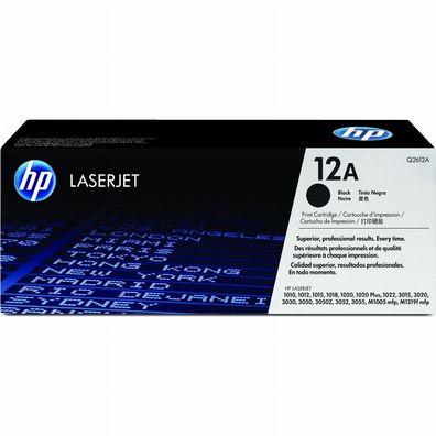 HP 12A Schwarz Original LaserJet ?Tonerkartusche