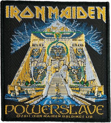 Iron Maiden Powerslave Aufnäher Patch offizielles Merch Neu-New