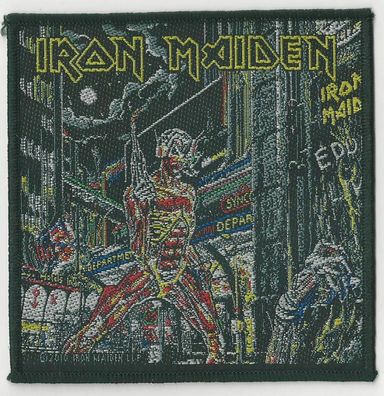 Iron Maiden Somewhere In Time Aufnäher Patch offizielles Merch Neu-New