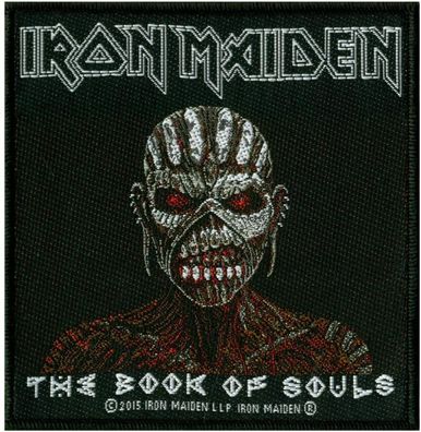 Iron Maiden The Book of Souls Aufnäher Patch offizielles Merch Neu-New
