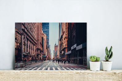Glasbilder - 30x20 cm - Veteranenparade in New York (Gr. 30x20 cm)
