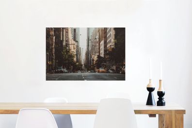 Glasbilder - 60x40 cm - New York am Morgen (Gr. 60x40 cm)