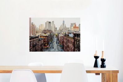 Glasbilder - 60x40 cm - Straßen von New York (Gr. 60x40 cm)
