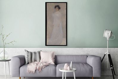 Leinwandbilder - 80x160 cm - Porträt von Serena Lederer - Gustav Klimt Gemälde