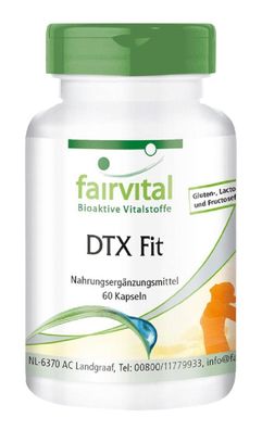 DTX Fit 60 Kapseln -Reinigung-Entgiftungsorgane fairvital