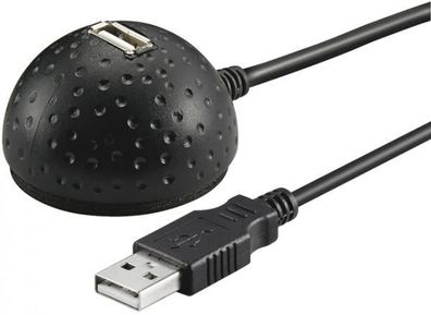 USB Kabel 2.0 Hi-Speed Verlängerung mit Standfuß 1,5m