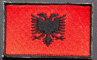 Patch mit der Nationalflagge Albanien