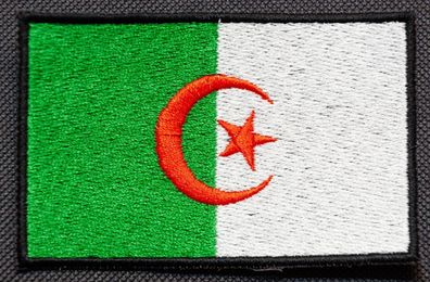 Patch mit der Nationalflagge Algerien