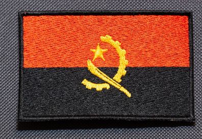 Patch mit der Nationalflagge Angola