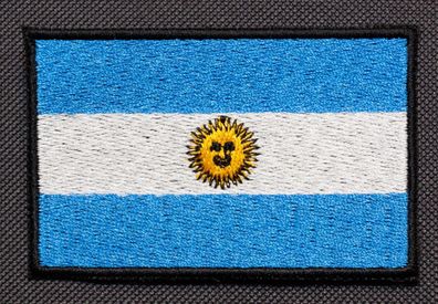 Patch mit der Nationalflagge Argentinien