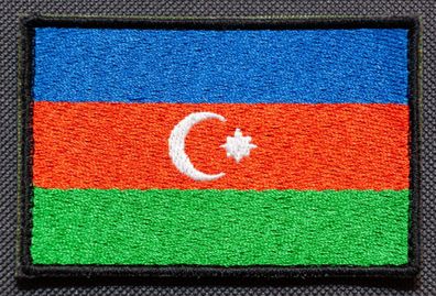 Patch mit der Nationalflagge Aserbeidschan