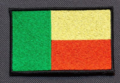 Patch mit der Nationalflagge Benin