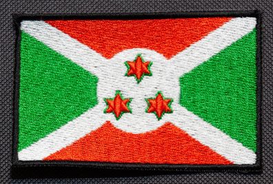 Patch mit der Nationalflagge Burundi