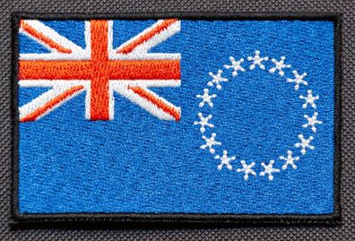 Patch mit der Nationalflagge Cookinseln