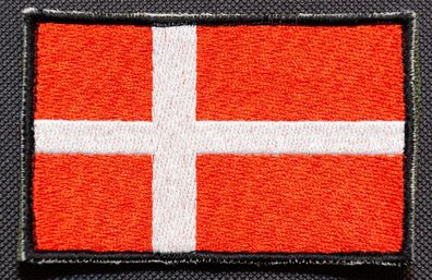 Patch mit der Nationalflagge Dänemark