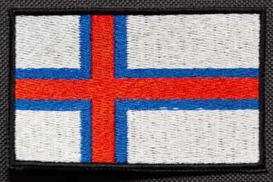 Patch mit der Nationalflagge Färöer-Inseln